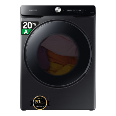 Samsung WF20DG8650BV/U3 machine à laver Charge avant 20 kg 1000 tr/min Noir