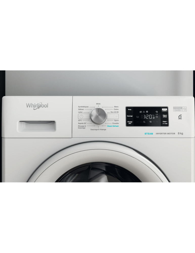 Whirlpool Lave-linge posable - FFBS 8469 WV FR