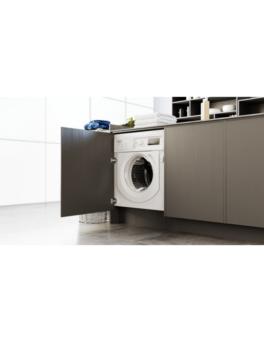 Hotpoint BI WMHG 81284 EU machine à laver Charge avant 8 kg 1200 tr/min Blanc