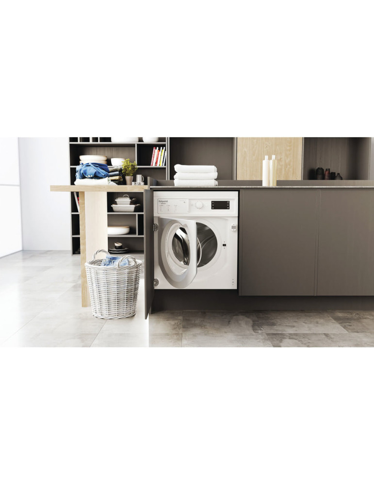 Hotpoint BI WMHG 81284 EU machine à laver Charge avant 8 kg 1200 tr/min Blanc
