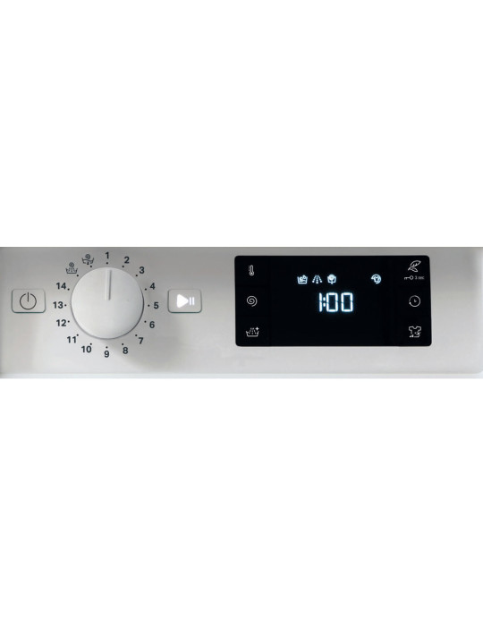Hotpoint BI WMHG 81284 EU machine à laver Charge avant 8 kg 1200 tr/min Blanc