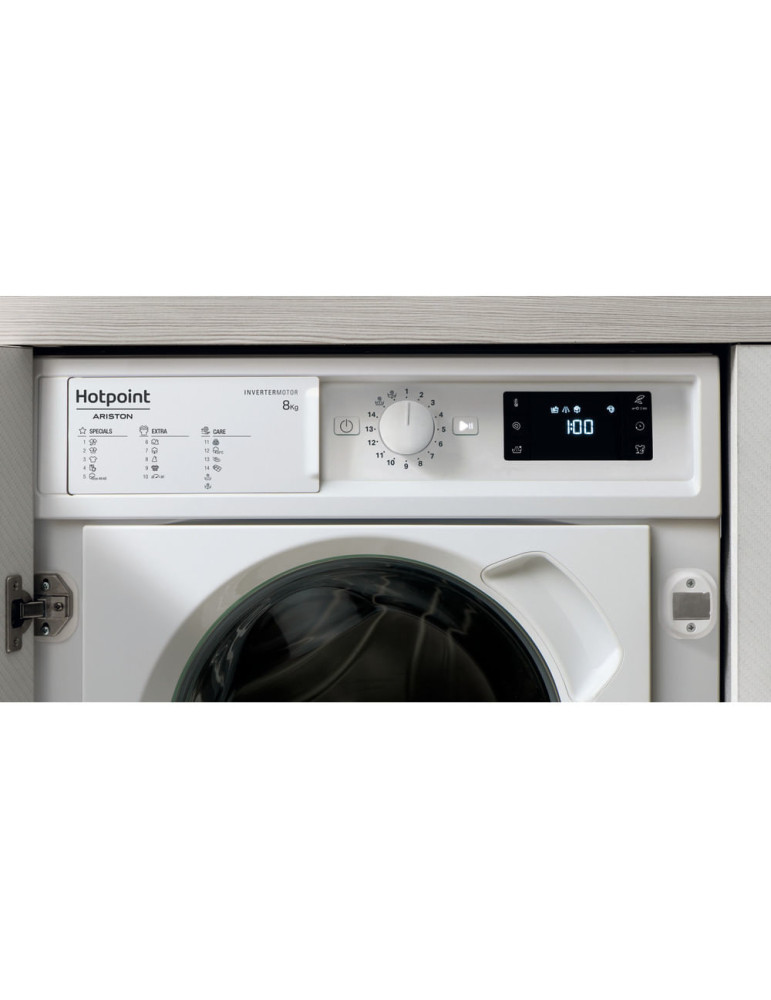 Hotpoint BI WMHG 81284 EU machine à laver Charge avant 8 kg 1200 tr/min Blanc