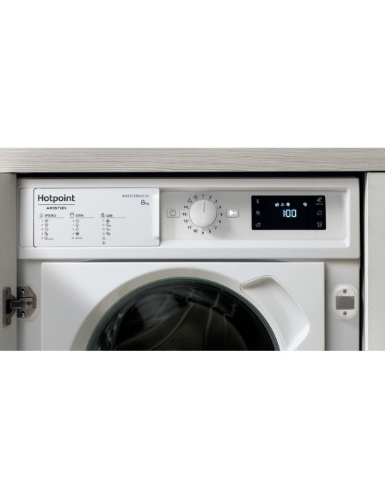Hotpoint BI WMHG 81284 EU machine à laver Charge avant 8 kg 1200 tr/min Blanc