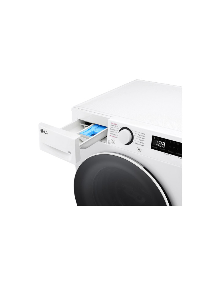 LG F34R50WHS machine à laver Charge avant 13 kg 1360 tr/min Blanc