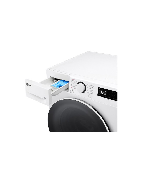 LG F34R50WHS machine à laver Charge avant 13 kg 1360 tr/min Blanc
