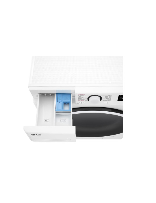 LG F34R50WHS machine à laver Charge avant 13 kg 1360 tr/min Blanc