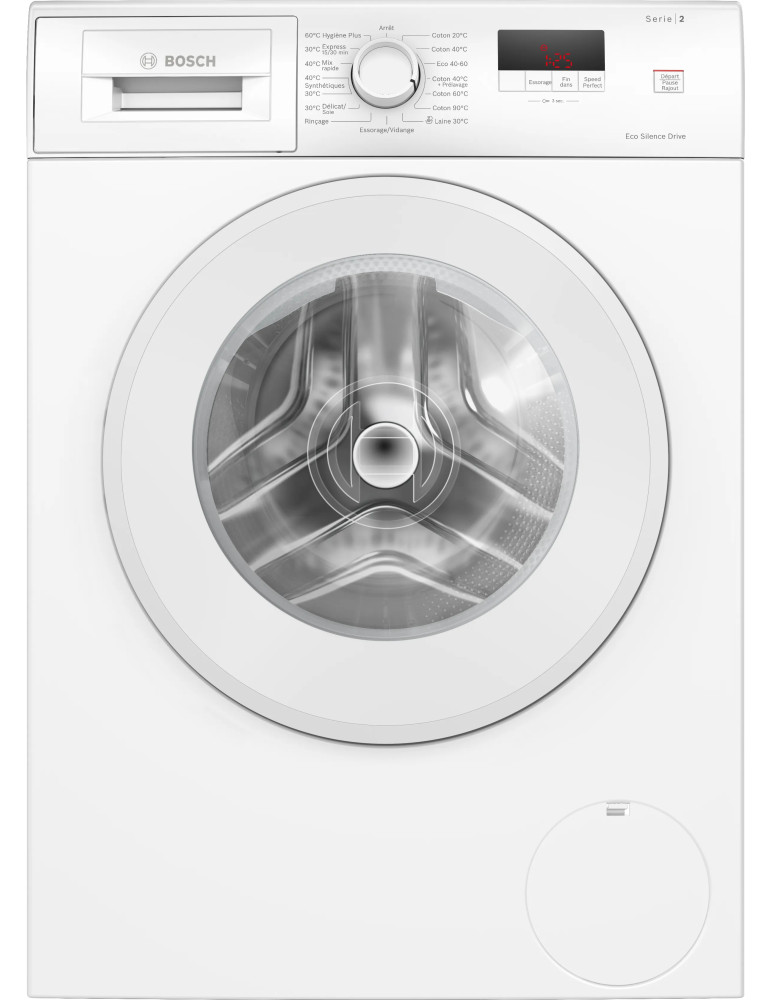 Bosch Serie 2 WGE02406FR machine à laver Charge avant 7 kg 1351 tr/min Blanc