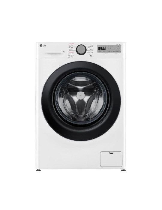 LG F14R15WHS machine à laver Charge avant 11 kg 1350 tr/min Blanc