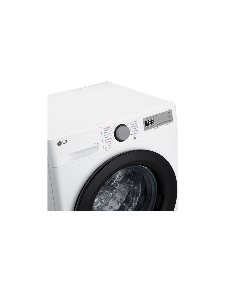 LG F14R15WHS machine à laver Charge avant 11 kg 1350 tr/min Blanc