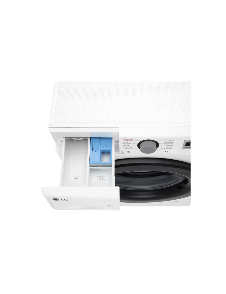 LG F14R15WHS machine à laver Charge avant 11 kg 1350 tr/min Blanc