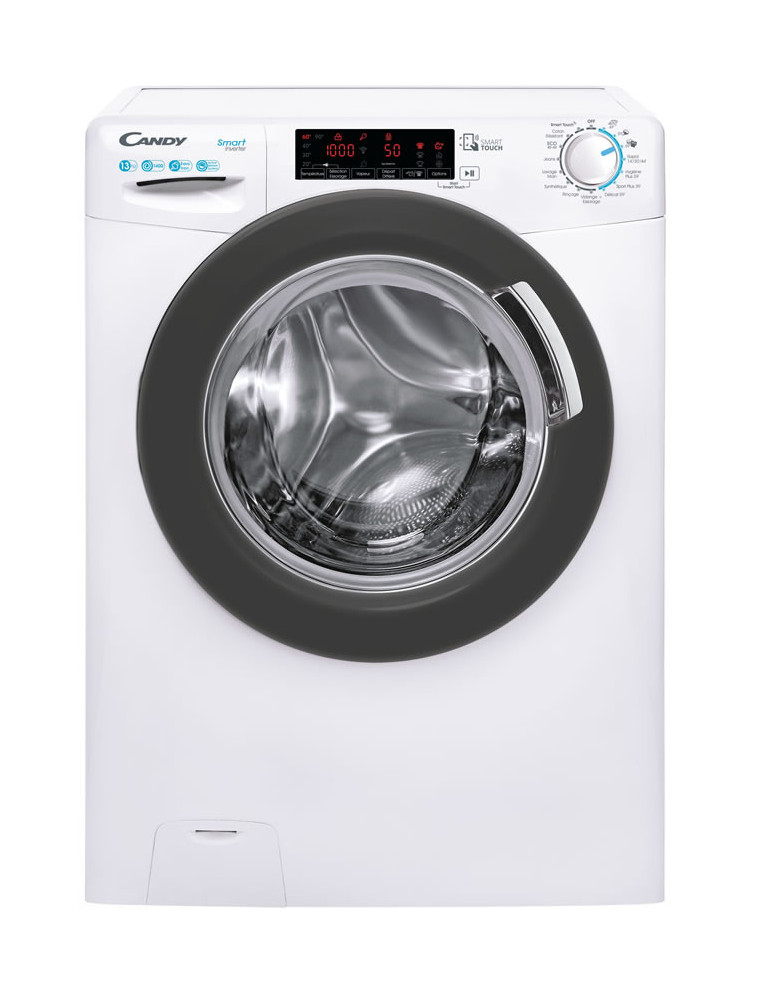 Candy Smart Inverter CSS1413TWMRE-47 machine à laver Charge avant 13 kg 1351 tr/min Blanc