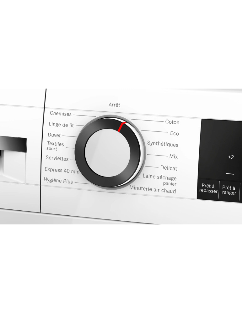 Bosch Serie 6 WQG133DTFR sèche-linge Pose libre Charge avant 8 kg Blanc