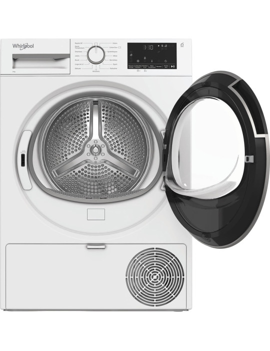 Whirlpool CWSD83MWWSFR sèche-linge Pose libre Charge avant 8 kg Blanc