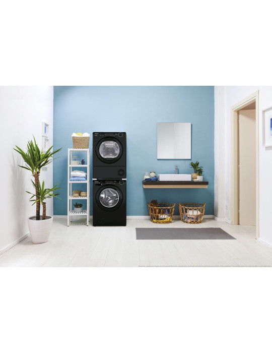 Candy Smart CSEH10A2DBEBX-47 sèche-linge Pose libre Charge avant 10 kg Noir
