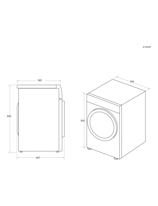 Candy Smart CSEH10A2DBEBX-47 sèche-linge Pose libre Charge avant 10 kg Noir