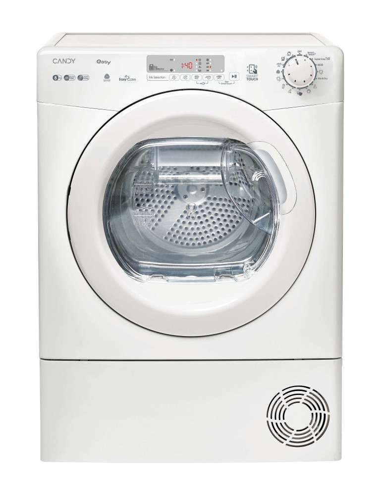 Candy Smart EY EH8N1DE-S sèche-linge Pose libre Charge avant 8 kg Blanc