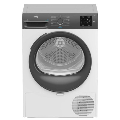 Beko D3H29D93S sèche-linge Pose libre Charge avant 9 kg Gris, Blanc