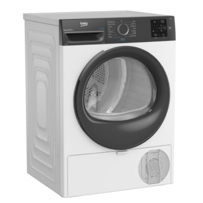 Beko D3H29D93S sèche-linge Pose libre Charge avant 9 kg Gris, Blanc 2
