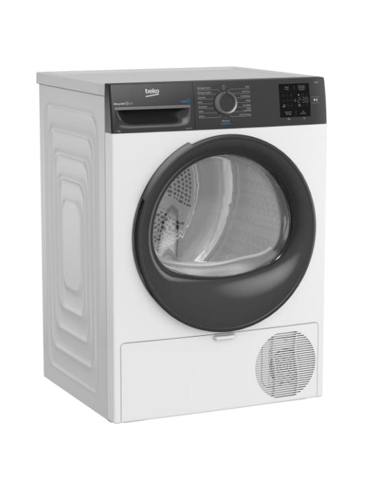 Beko D3H29D93S sèche-linge Pose libre Charge avant 9 kg Gris, Blanc