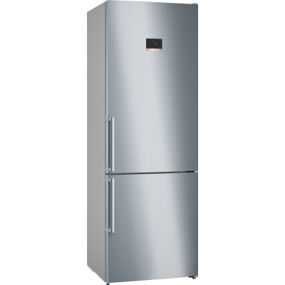Bosch Serie 6 KGN49AIBT réfrigérateur-congélateur Pose libre 440 L Acier inoxydable