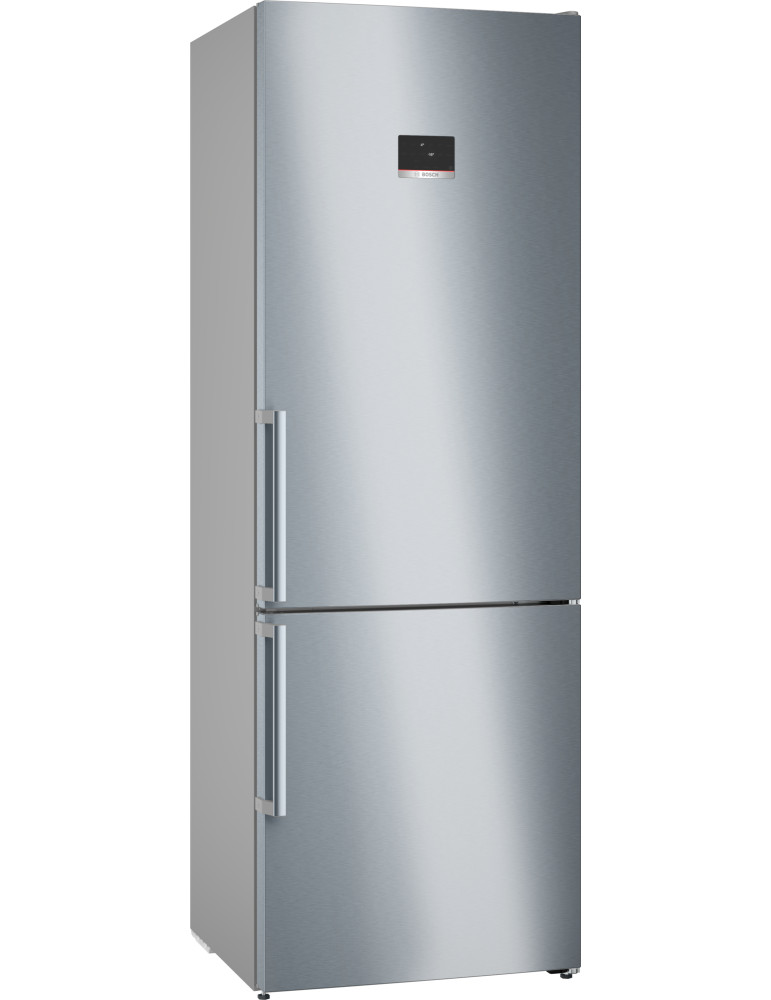 Bosch Serie 6 KGN49AIBT réfrigérateur-congélateur Pose libre 440 L Acier inoxydable