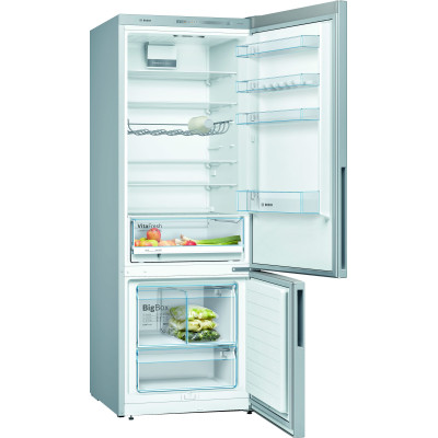 Bosch Serie 4 KGV58VLEAS réfrigérateur-congélateur Pose libre 503 L Acier inoxydable 2