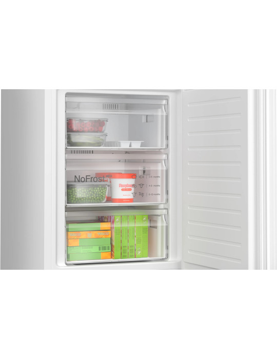 Bosch Serie 4 KGN392WCF réfrigérateur-congélateur Pose libre 363 L Blanc