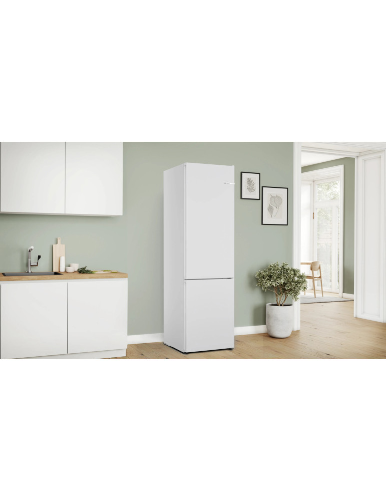 Bosch Serie 4 KGN392WCF réfrigérateur-congélateur Pose libre 363 L Blanc