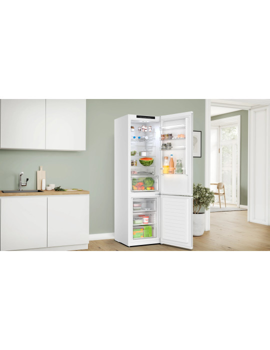 Bosch Serie 4 KGN392WCF réfrigérateur-congélateur Pose libre 363 L Blanc
