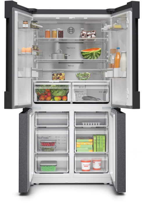 Bosch Serie 6 KFN96AXEA frigo américain Pose libre 605 L Noir