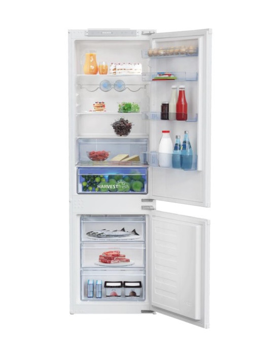 Beko BCSA285E4ZSN réfrigérateur-congélateur Intégré 271 L Blanc