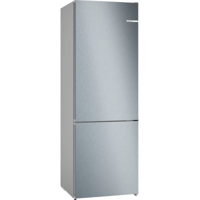Bosch Serie 4 KGN492LDF réfrigérateur-congélateur Pose libre 440 L Acier inoxydable