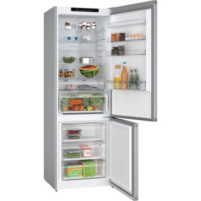 Bosch Serie 4 KGN492LDF réfrigérateur-congélateur Pose libre 440 L Acier inoxydable 2