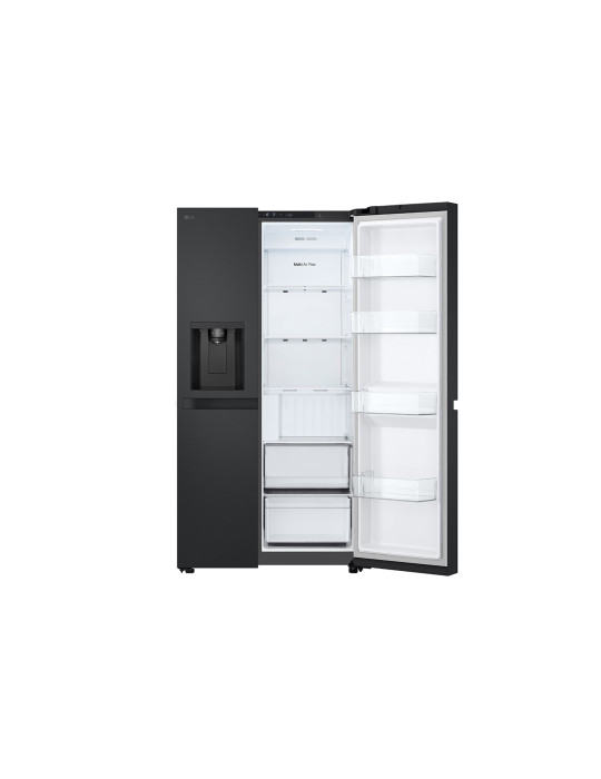 LG GSLC40EPPE frigo américain Pose libre 638 L Noir, Graphite
