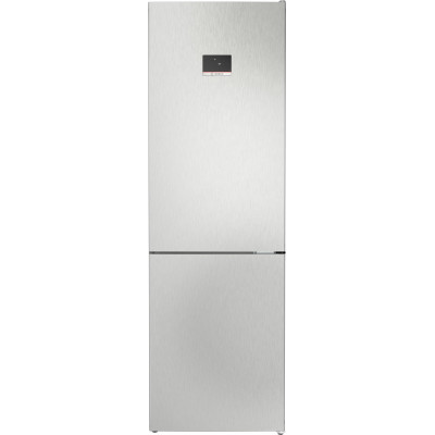 Bosch Serie 4 KGN367LDF réfrigérateur-congélateur Pose libre 321 L Acier inoxydable