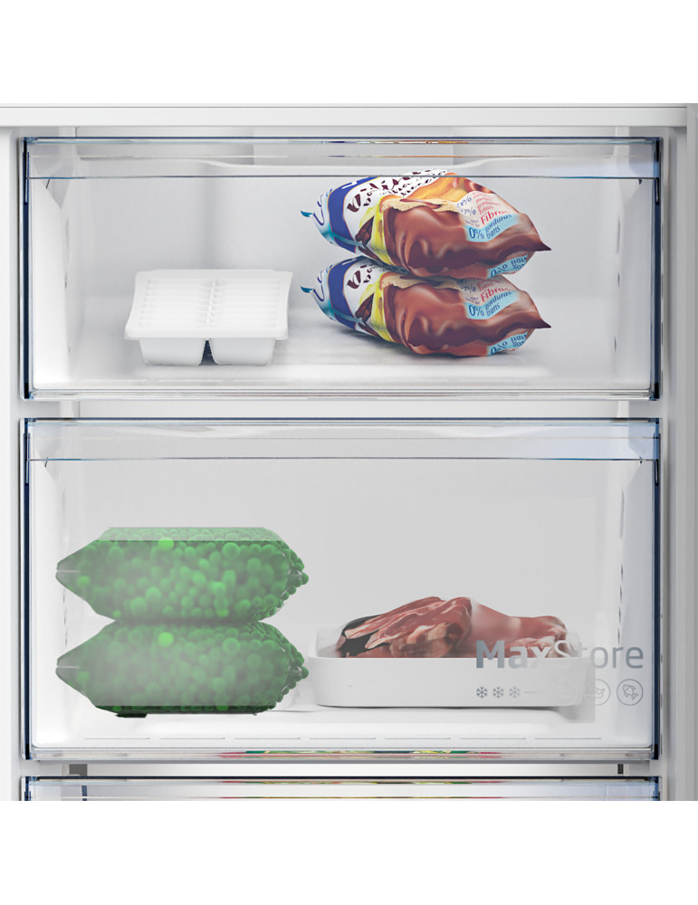 Beko B5RCNE366HG réfrigérateur-congélateur Pose libre 316 L Gris