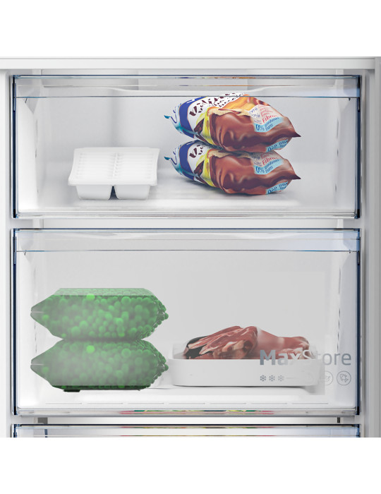 Beko B5RCNE366HG réfrigérateur-congélateur Pose libre 316 L Gris