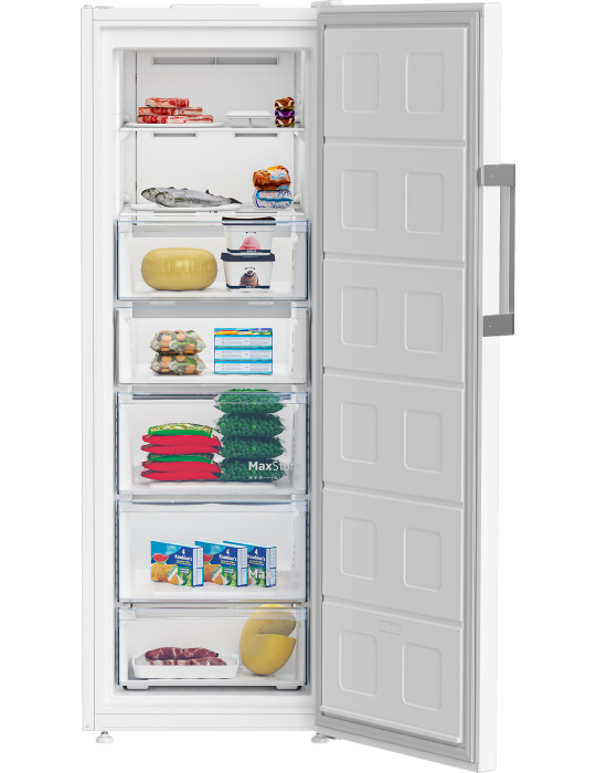 Beko B3RFNE294W Congélateur vertical Pose libre 260 L Blanc