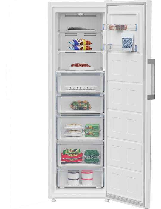 Beko B1RFNE314W congélateur Congélateur vertical Pose libre 286 L Blanc