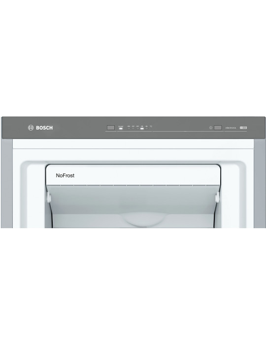 Bosch Serie 4 GSN36VLEP congélateur Congélateur vertical Pose libre 242 L Acier inoxydable