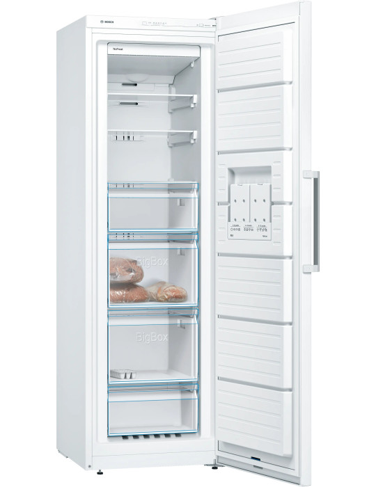 Bosch Serie 4 GSN36CWEP congélateur Congélateur vertical Pose libre 242 L Blanc