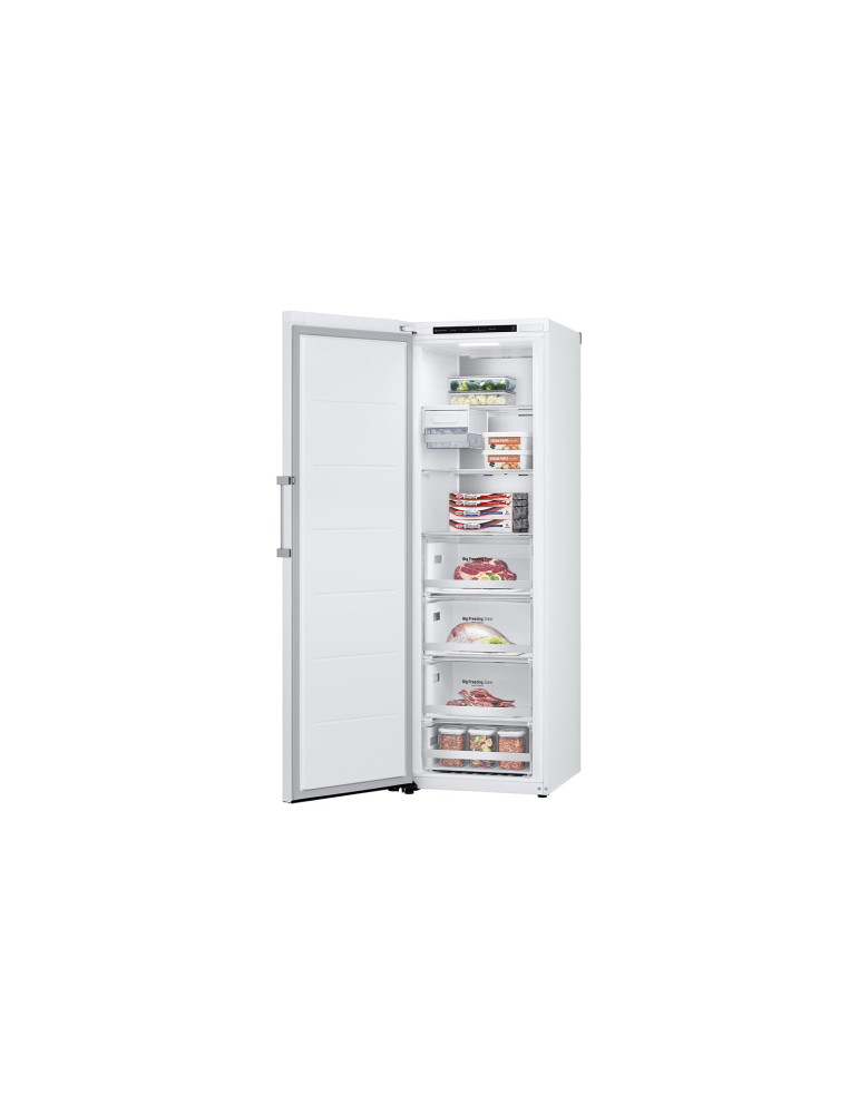 LG GFT61SWCSE congélateur Congélateur vertical Pose libre 324 L Blanc