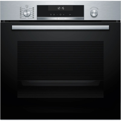 Bosch Serie 6 HBG578ES7 four 71 L 3600 W Noir, Acier inoxydable