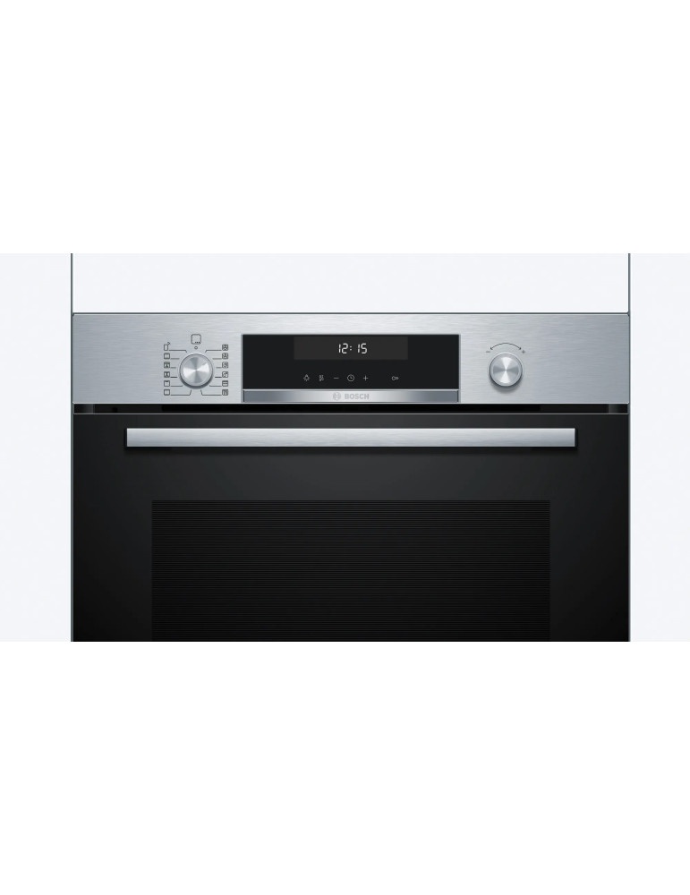 Bosch Serie 6 HBG578ES7 four 71 L 3600 W Noir, Acier inoxydable