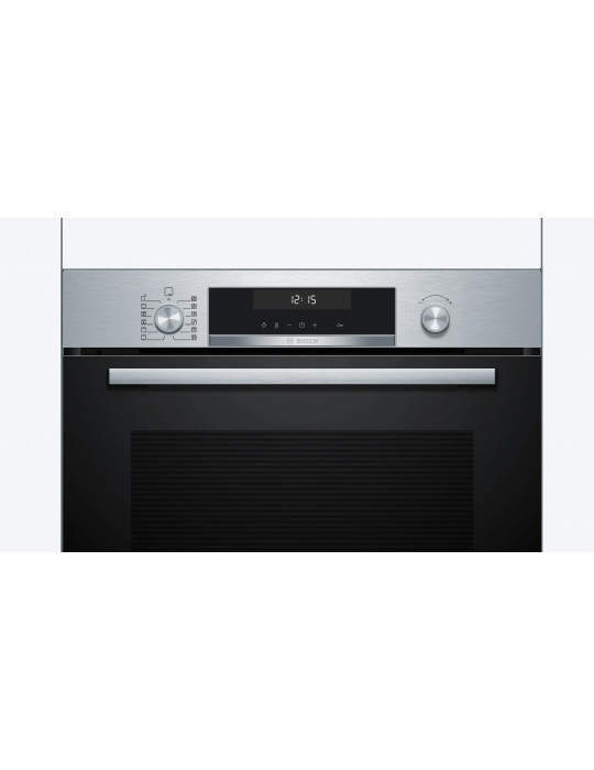 Bosch Serie 6 HBG578ES7 four 71 L 3600 W Noir, Acier inoxydable