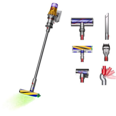 DYSON V12 Detect Slim Absolute - Contrôle de puissance - Puissance 150 AW