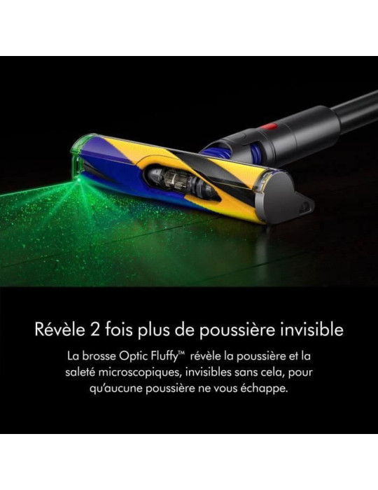 DYSON V12 Detect Slim Absolute - Contrôle de puissance - Puissance 150 AW